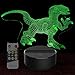 Night Lights for Kids Dinosaur Lamps Kids Night Light 3D Bedside Lamp 7 Colors Change Nightlights Dinosaur Toys with Remote Control Birthday Gifts for Girls Boys Baby (Dinosaur Indoraptor 02)