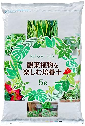 自然応用科学 観葉植物を楽しむ培養土5l 室内向け 水はけが良い