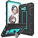 Samsung Galaxy Tab Lite E 7.0 Case, Galaxy Tab 3 Lite 7.0 Case, Venoro [Kickstand Feature] Shockproof Heavy Duty Armor Defender Protective Case Cover for SM-T110 / T111 / T113 (Black/Blue)