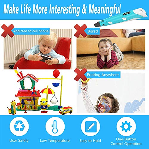 3 Printing+Temperature+Display+Compatible+Filament