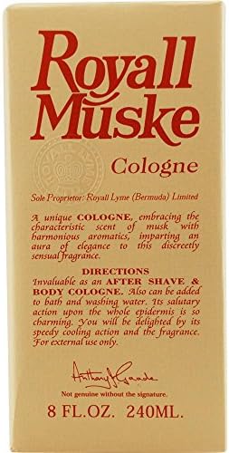 ROYALL MUSKE by Royall Fragrances AFTERSHAVE LOTION COLOGNE 8 OZ for MEN ---(Package Of 5)