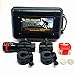 StellarLights - Solid Aircraft Aluminum Bike Light - BRIGHT 240 Lumens LED Bicycle Headlight With Tail light - WATERPROOF - Mounts in Seconds - NO TOOLS Required