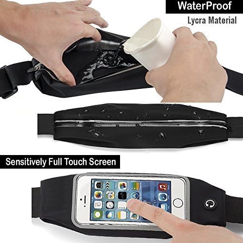 Easierforyou iPhone 6 6s (can fit iphone 7 Iphone 8 as well) Waist Band Walker Waistband Sports Exercise Case Running Pouch Good for Hiking, Biking, Walking