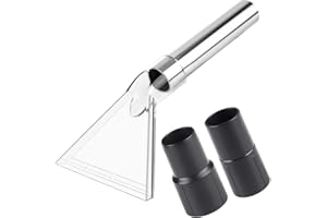 Happy Tree Hand Tool with Large 7-1/2" Clear Head for Upholstery & Carpet Cleaning, Turn Wet-Dry Vac into an Extractor, Detai