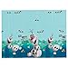 Disney Olaf Plastic Table Cover Birthday Party Tableware Decoration (1 Piece), Sky Blue/Teal, 54