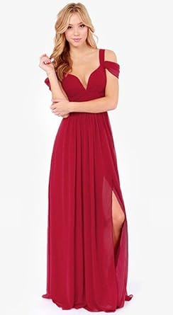 abito lungo scollato