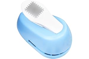 Stamp Hole Puncher, Manual Postage Stamp Punch, Non-Slip Ergonomic Square Paper Punching Tool, Multifunctional Manual Paper P