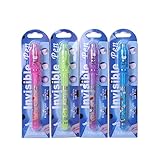 Invisible Ink Pen, MALEDEN Spy Pen with UV Light Magic Marker Kid Pens for Secret Message and Party Goody Bag Stuffer (4PCS)
