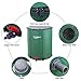 VINGLI 66 Gallon Collapsible Rain Barrel, Portable Water Storage Tank, Rainwater Collection System Downspout, Water Catcher Container with Filter Spigot Overflow Kit