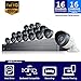 Samsung SDH-C75100-16REF 16 Channel All-in-one 2TB HDD DVR Security System w/ 16 1080p HD Cameras (Seller Refurbished)