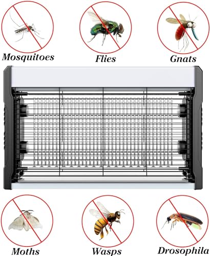 Neijiaer Electronic Insect and Fly Killer with USB Cable, 3200v Powerful Fly Trap Bug Zapper Indoor Outdoor,Fly Zapper Attracting Mosquito with UV Light for Kitchen,Home,Indoor Garden Yard.