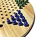 WE Games Chinese Checkers, Wooden Chinese Checkers with Pegs, Compatible with Chinese Checkers Marbles, Classic Tabletop Game, Board Games for Families, Includes Drawstring Bag for Storage