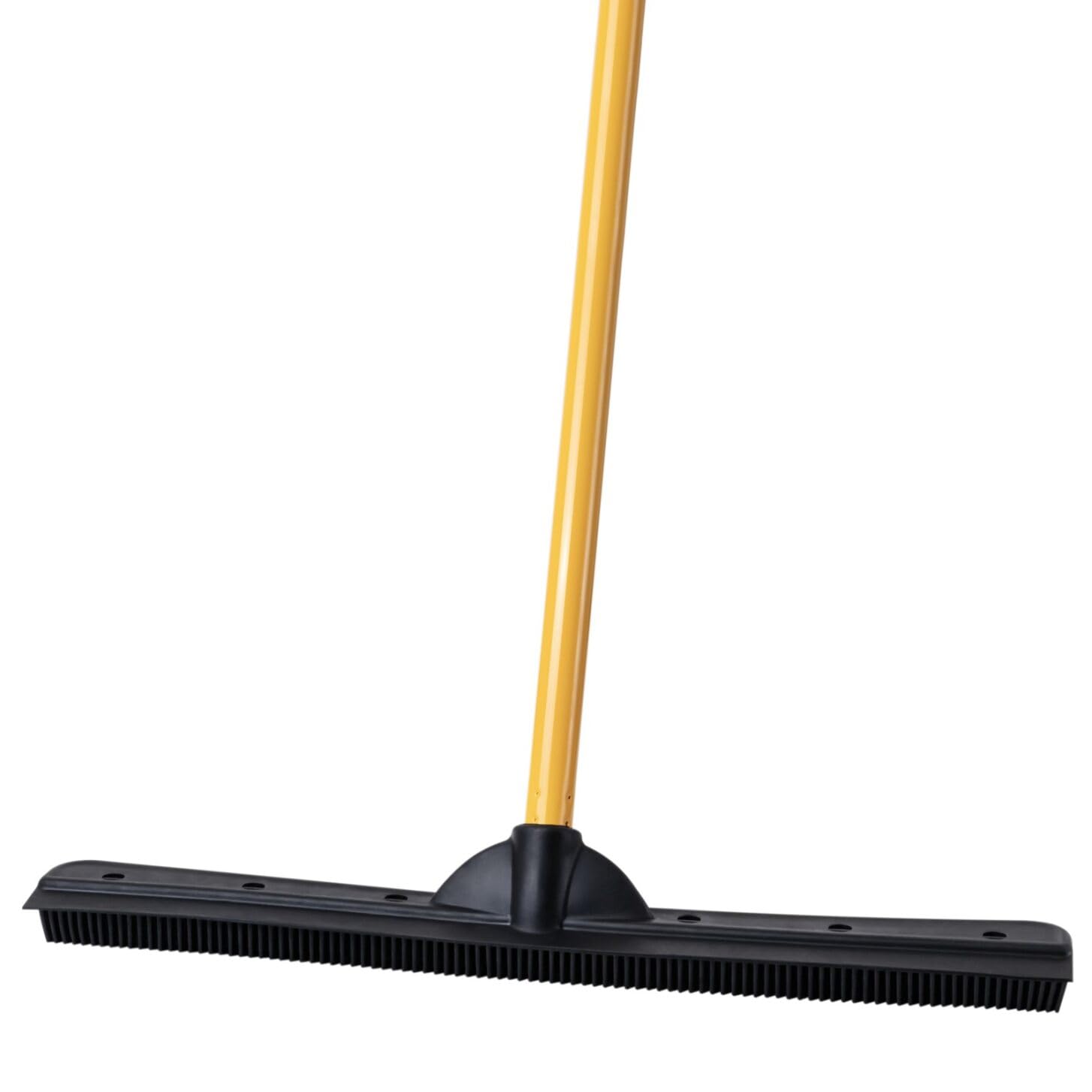 FURemover PRO Pet Hair Rubber Broom with Squeegee, 58” Telescopic Handle for Carpet, Tile and Hardwood