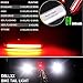 Super Bright Bike Tail LED Light/USB Rechargeable,6 Light Mode Options,Waterproof DBLLXX Helmet Light Accessories Fits on any Bicycles,Easy to Install for Cycling Safety Flashlight