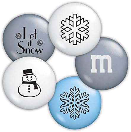 Winter Custom M&amp;M'S 2lb Bulk Candy Bag