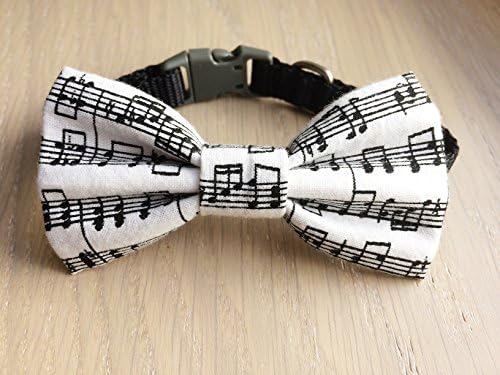 Musical Pet Bow Tie, Music Notes Bow Tie