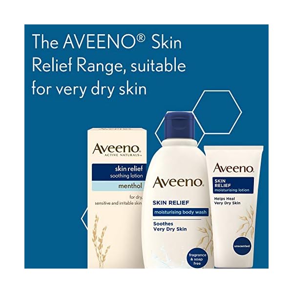 Aveeno-Skin-Relief-Moisturising-Body-Wash-Gently-Cleanses-and-Helps-Reduce-Skin-Dryness-For-Very-Dry-And-Irritable-Skin-Care-500ml Aveeno, Skin Relief, Body Wash, Soothes Very Dry Skin, 500ml (Pack of 1)