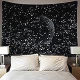 Moon Constellations Tapestry Wall Tapestry Bohemian Wall Hanging Tapestries Wall Blanket Wall Art Wall Decor Beach Tapestry Sunset Tapestry Indian Wall Decor (Moon Constellations, 70.9
