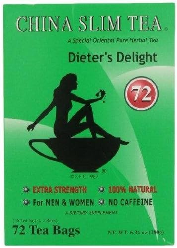 China Slim Dieter's Tea Delight Large 72-Count New