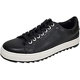 Karl Lagerfeld Mens Leather Two Tone Sole Sneaker