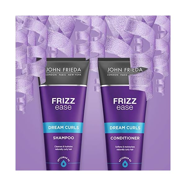 John-Frieda-Dream-Curls-Conditioner-250ml John Frieda Frizz Ease Dream Curls Curl-Defining Conditioner 250 ml for Naturally Wavy & Curly Hair, (Pack of 1)