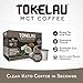 Tokelau Keto Coffee Keurig Cups | Healthy Energy for Brain & Body | Organic Coffee with C8 MCTs | 10 K-Cups