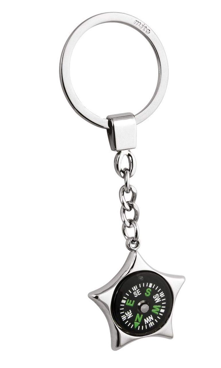 Ten KEYCHAIN COMPASS STAR cod.EL7927 cm 10,5x3,5x1h by Varotto & Co.