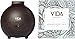 Extra Large Essential Oil Diffuser Holds a Big 20 FL OZ / 600 ml. Lasts All Night, Very Quiet. Mist Humidifier Aromatherapy Machine for Office Home Bedroom Study Yoga Spa (Dark Brown). â€¦