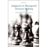Judgment in Managerial Decision Making