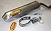 FMF Racing Q4 Aluminum/Steel Spark Arrestor Slip-On Exhaust for Kawasaki 2003-0