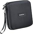 Caseling Portable Hard Carrying Travel Storage Case for External USB, DVD, CD, Blu-ray Rewriter / Writer and Optical Drives - Black