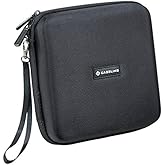 Caseling Hard Case - 7.2"x7.2"x2.2" - for External USB, DVD, CD, Blu-ray Rewriter/Writer and Optical Drives - Portable Carrying Travel Storage Case - EVA ProtectionBlack