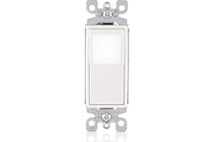 Leviton 15 Amp Decora LED Illuminated Light Wall Switch 3-Way, L5613-2W