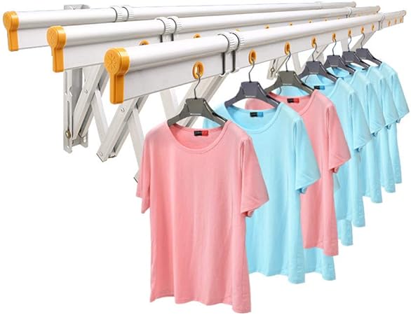 Bastidores De Secado De Ropa Push-Pull para Colgar En La Pared, Colgar