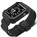 Compatible Apple Watch Band 42mm Case,Camyse Shockproof Rugged Protective Cover with Bands Stainless Steel Clasp for iWatch Apple Watch Series 3, 2, 1 Sport Edition for Men Women grils boys - Black