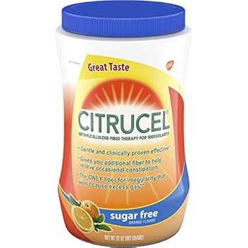 Amazon.com: Citrucel Powder Sugar-Free Orange-Flavor Fiber Therapy for ...