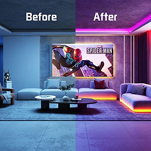 GUSODOR LED Lights, 120ft Ultra Long RGB LED Lights for Bedroom Smart