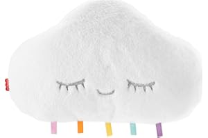 Fisher-Price Baby Toy Twinkle & Cuddle Cloud Soother Plush Crib-Attach Sound Machine with Lights & Music for Newborns 0+ Months