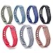 I-SMILE 15PCS Replacement Bands with Metal Clasps for Fitbit Flex/Wireless Activity Bracelet Sport Wristband(No Tracker, Replacement Bands Only)