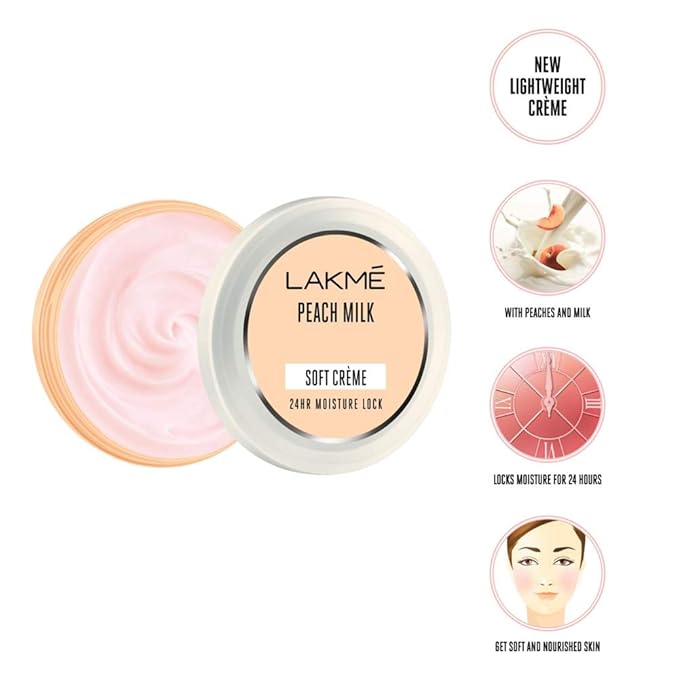lakme peach milk face cream