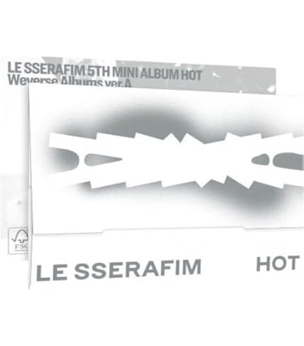 (CD)LE SSERAFIM 5th Mini Album [HOT (COMPACT ver.)]（韓国盤）／LESSERAFIM Le Sserafim - 5th Mini Album Hot (Compact Ver.) - Music