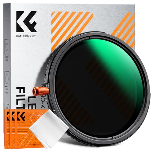 K&F CONCEPT 67mm Variabler ND2-ND32 & Polfilter & Black Mist 1/4 Filter