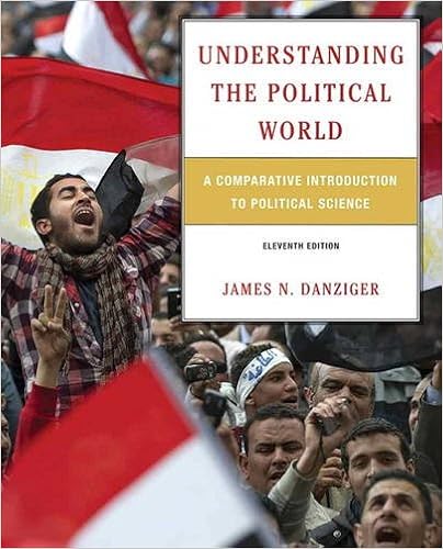 Understanding The Political World A Parative Introduction To Political Science 11th Edition Danziger James N 9780205854929 Books