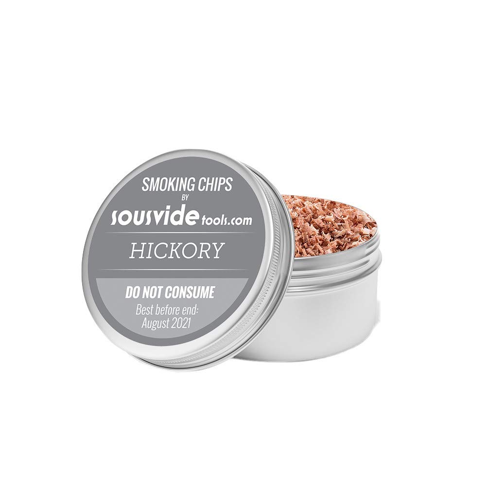 SousVideTools Hickory Wood Flavour Wood Chips for Smoking Gun, 250 ml