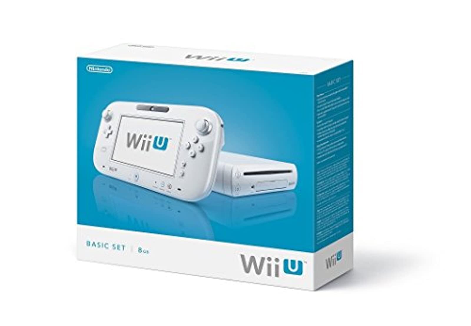 Nintendo Wii U Console 8GB Basic Set - White (Renewed)