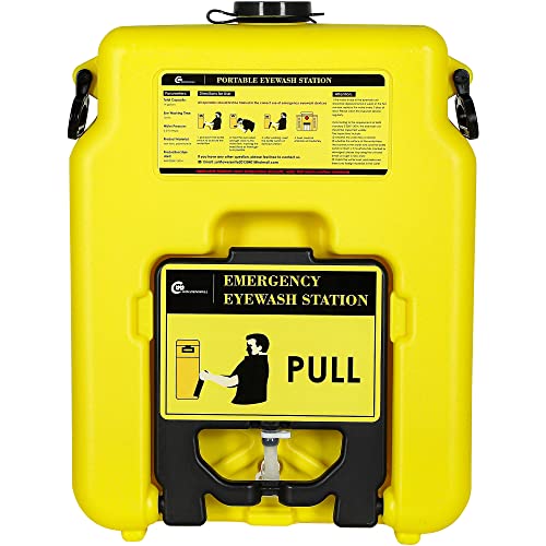 CGOLDENWALL Eye Wash Station Portable Emergency Eyewash Station Wall