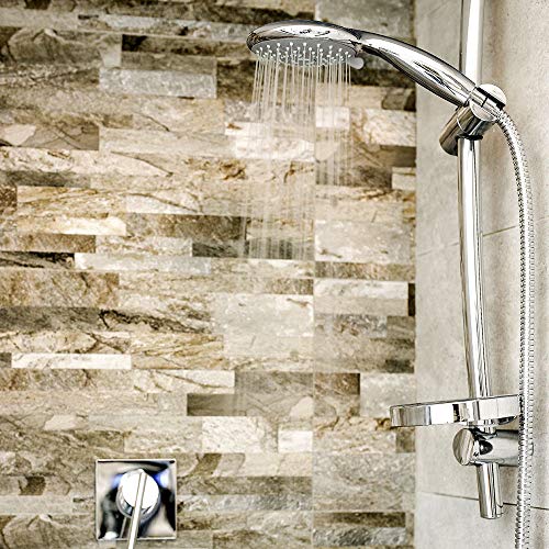 Shower Hose WATER BOGER 79 Inches Flexible Stainless Steel Extra Length, Handheld Shower Hose Pipe for Bathroom Shower Sprayer Hose Replacement with Brass Insert, Polished Chrome - Thumbnail 4
