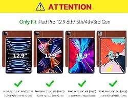 ZtotopCases for iPad Pro 12.9 Case 6th/5th/4th/3rd