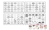 CICI&SISI 2018 Nail Art Acrylic Stamping Plates Set France Design Manicure Print Image Plate set of 4(France)
