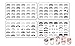 CICI&SISI 2018 Nail Art Acrylic Stamping Plates Set France Design Manicure Print Image Plate set of 4(France)